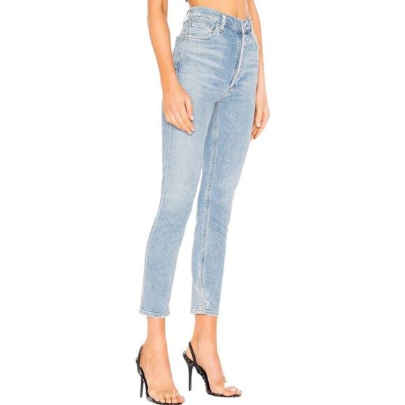 AGOLDE Nico High Rise Slim Fit Jeans Light Wash Size 26 EUC - Picture 1 of 9